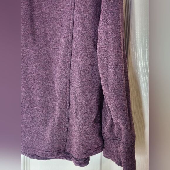 32 DEGREES M Soft Fabric Funnel Neck Lngslvs Heater Purple Women’s Pullover - Picture 5 of 9